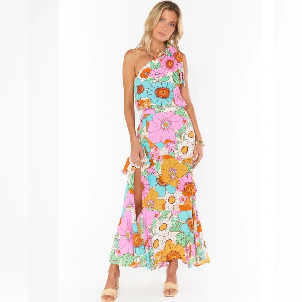 Show Me Your MuMu Floral Maxi Skirt - Multicolor